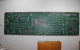 小学英语黑板设计模板