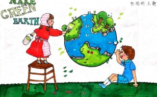  世界环境日模板「世界环境日主题绘画作品」